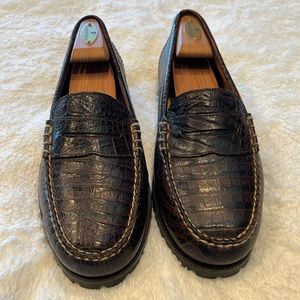 Martin Dingman foe crocodile loafers